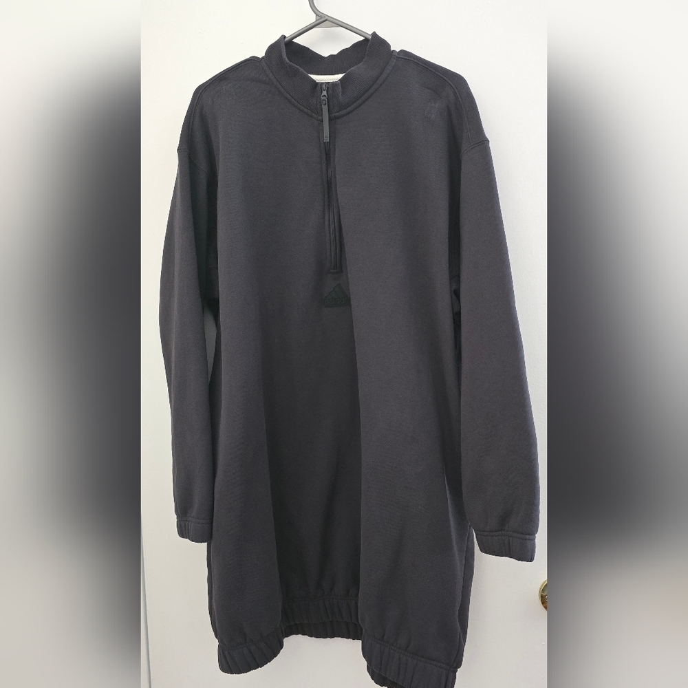 ADIDAS Sportswear Women's Half-Zip Sweater Dress - Picture 5 of 7
